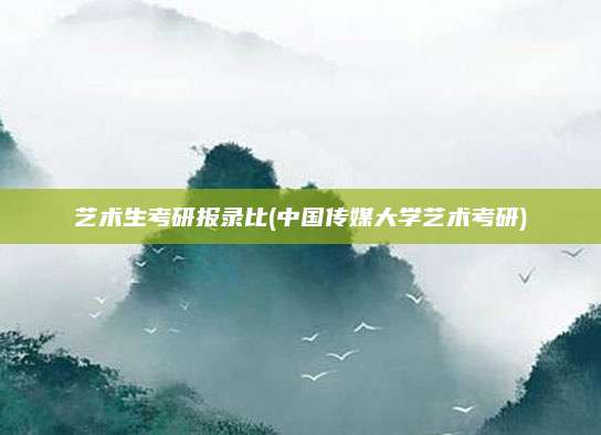 艺术生考研报录比(中国传媒大学艺术考研)