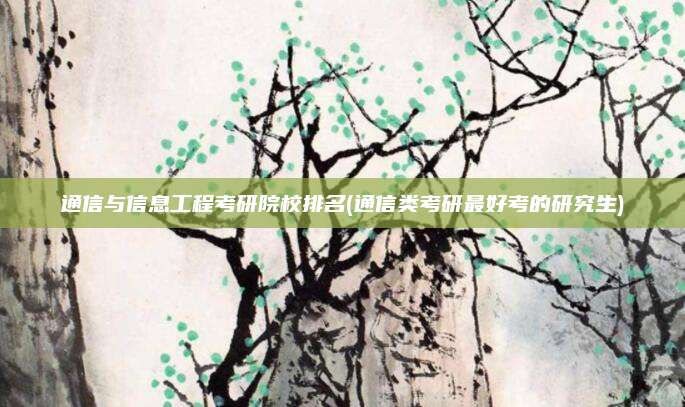 通信与信息工程考研院校排名(通信类考研最好考的研究生)